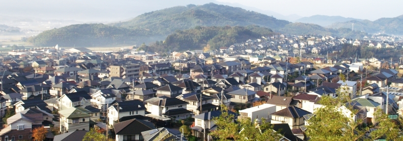 トップ画像（南風校区の街並み）