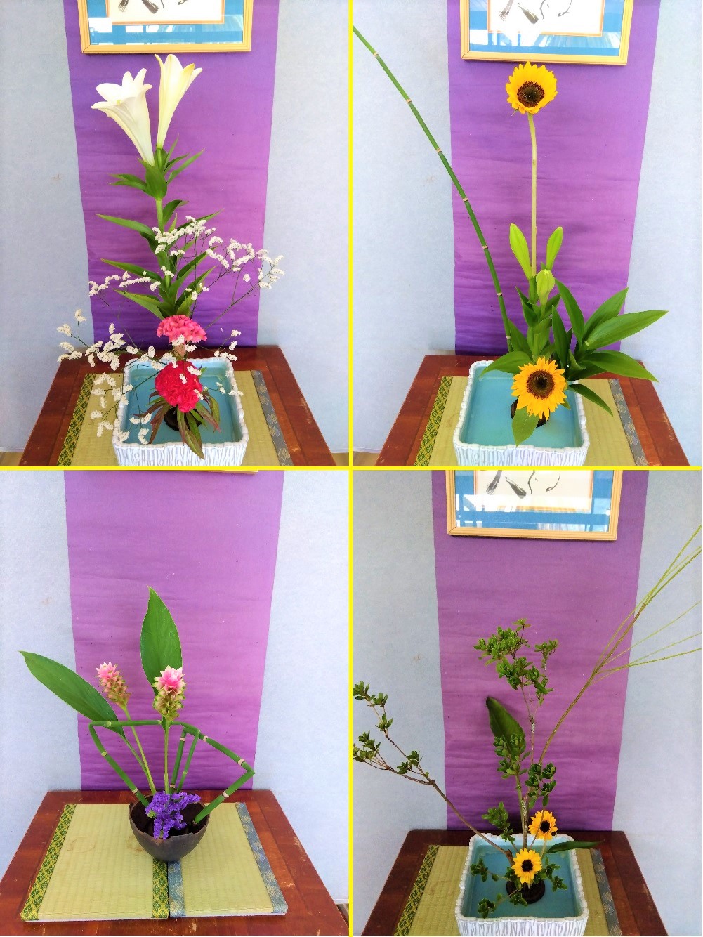 2024年8月の生け花