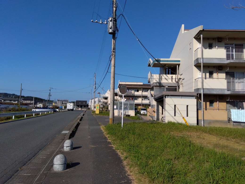 初団地の通り