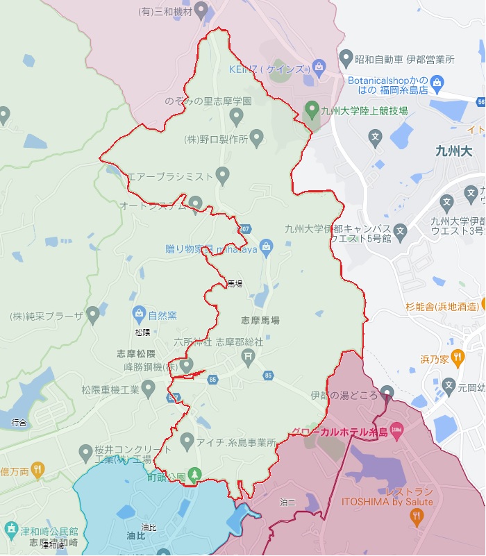 馬場　詳細地図