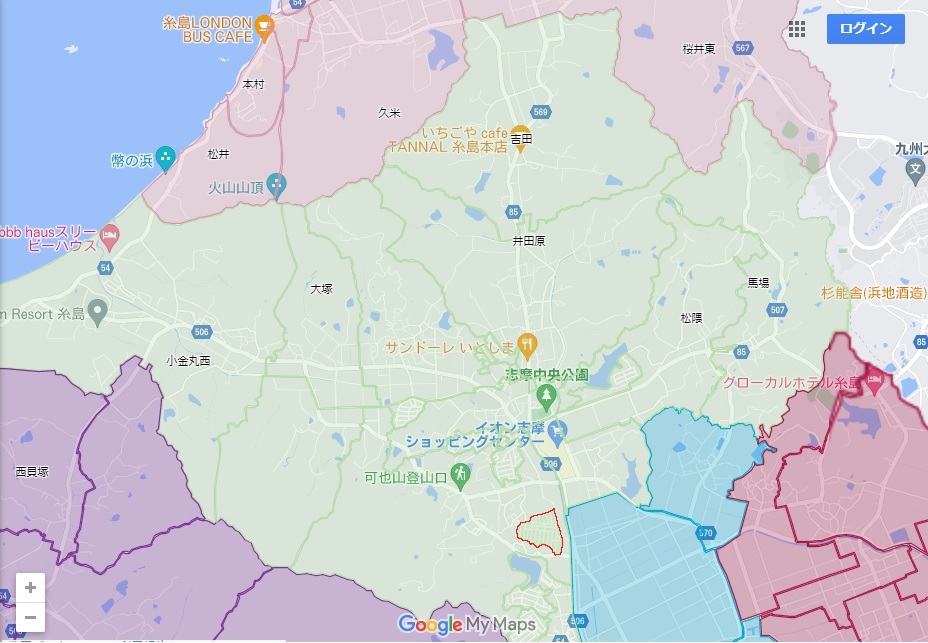 稲葉　広域地図