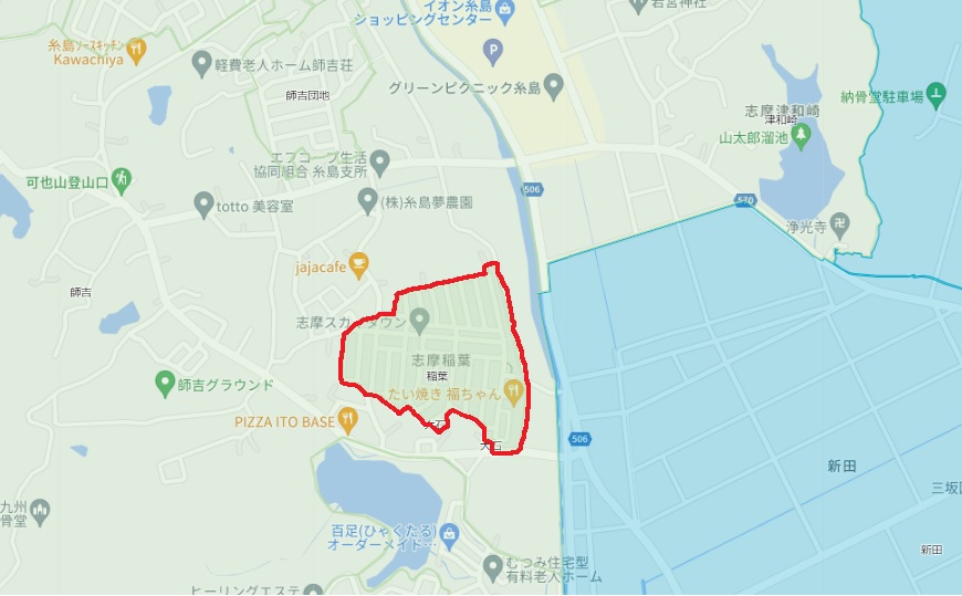 稲葉　詳細地図