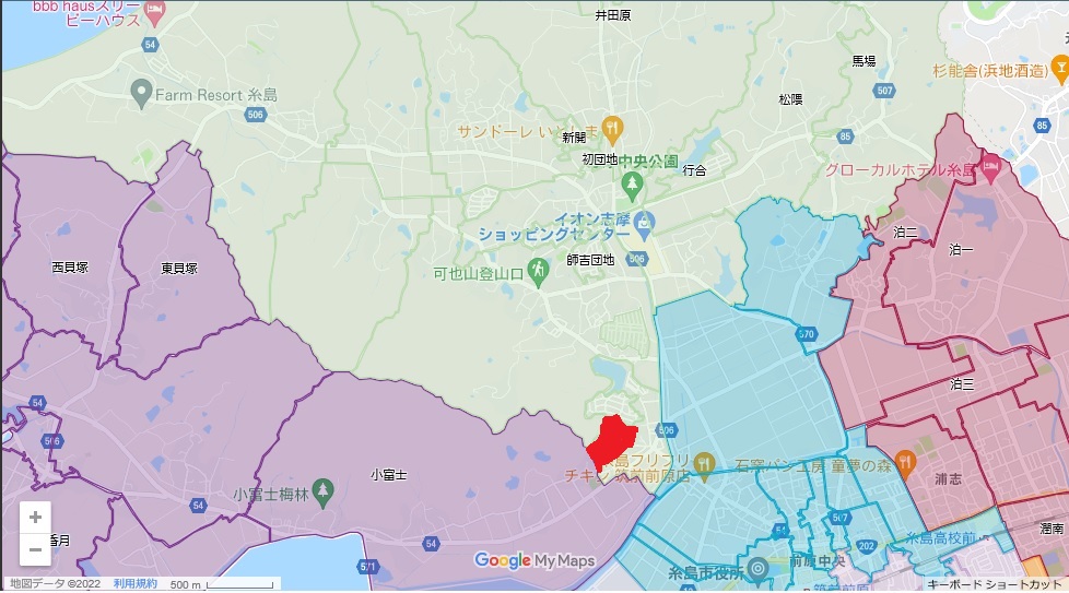 薫る坂　広域地図