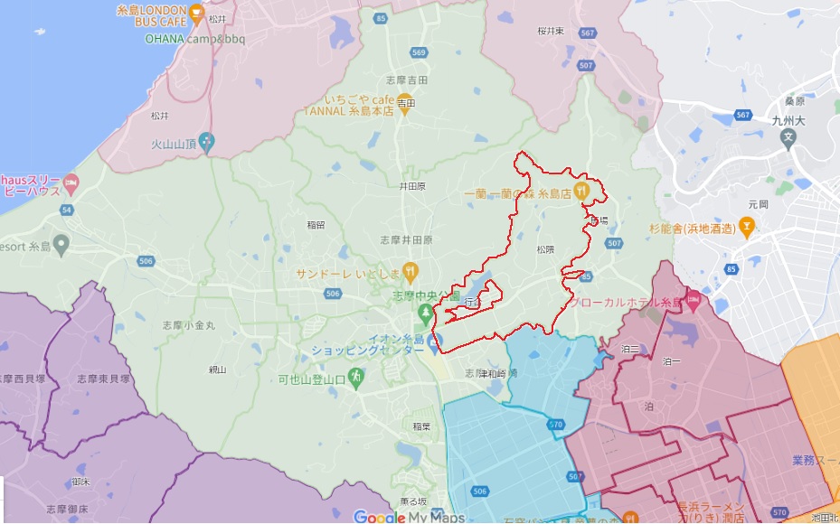 松隈　広域地図