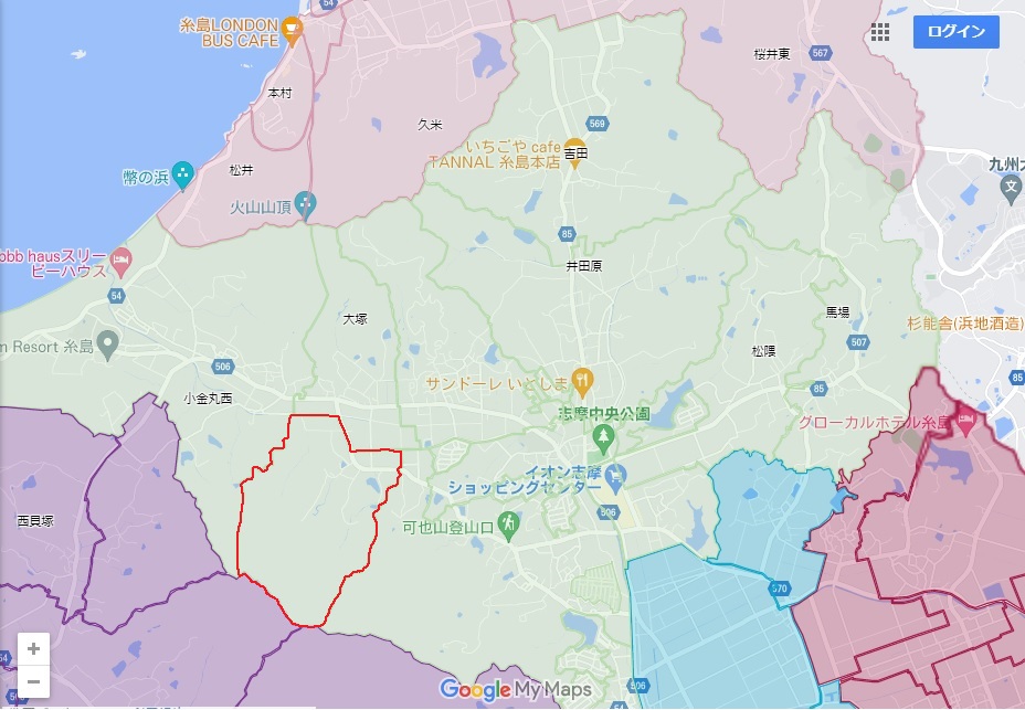 親山　広域地図