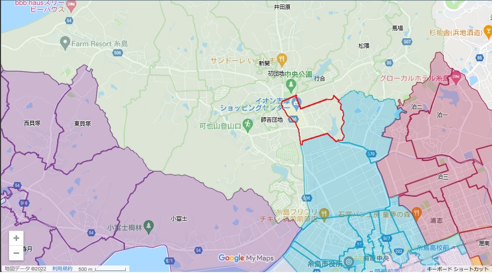 津和崎　広域地図