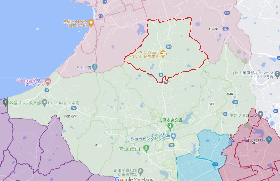 吉田　広域地図