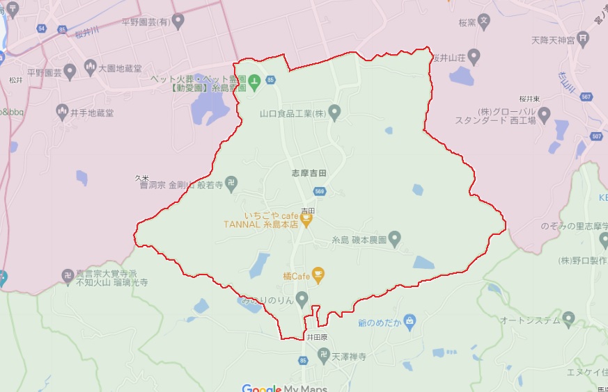 吉田　詳細地図