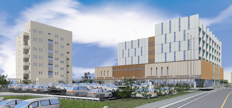 市民交流センター外観イメージ図