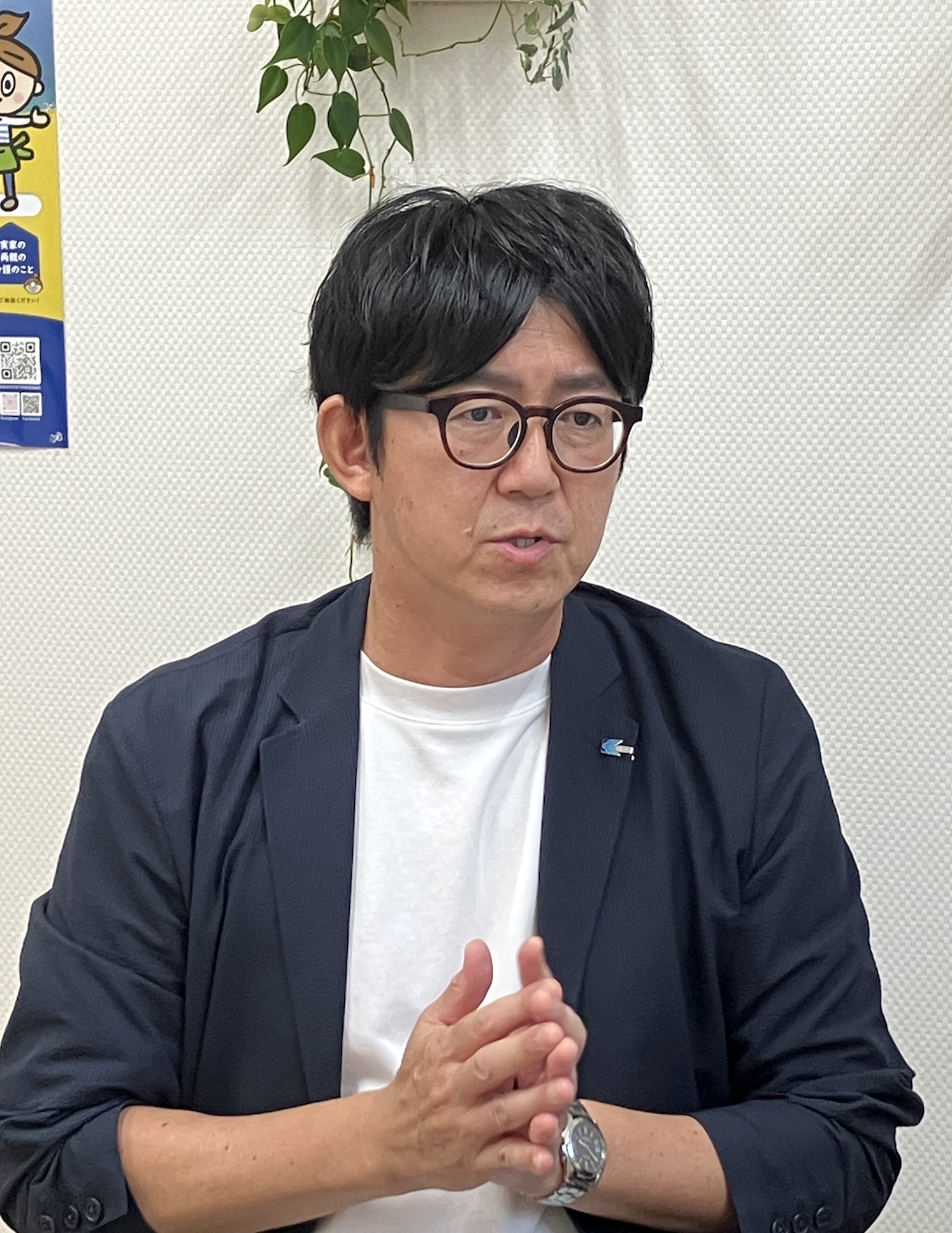 「吉田さんと共に支援活動ができてうれしい」と話す長尾さん
