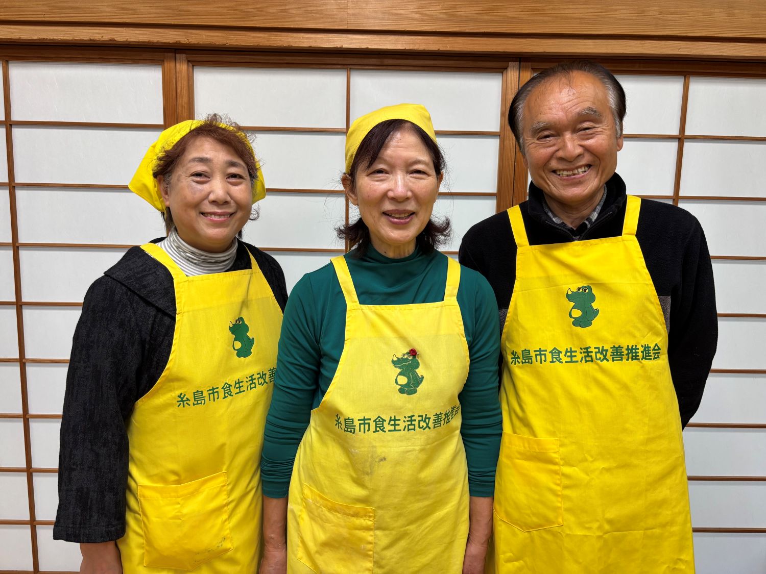 「食進会の役員」左から伊藤さん、野口さん、樋口さん