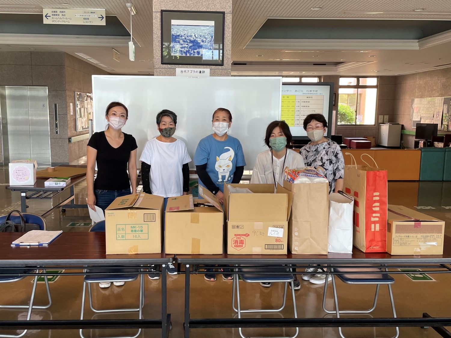 令和4年に、初めてフードドライブへ寄付した食品やマスク等の日用品