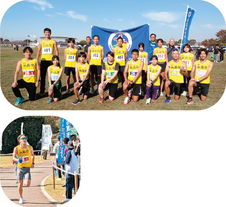 第12回市町村対抗福岡駅伝に参加した糸島市チームのみなさん