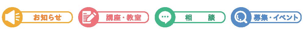 くらしの情報のアイコンの説明