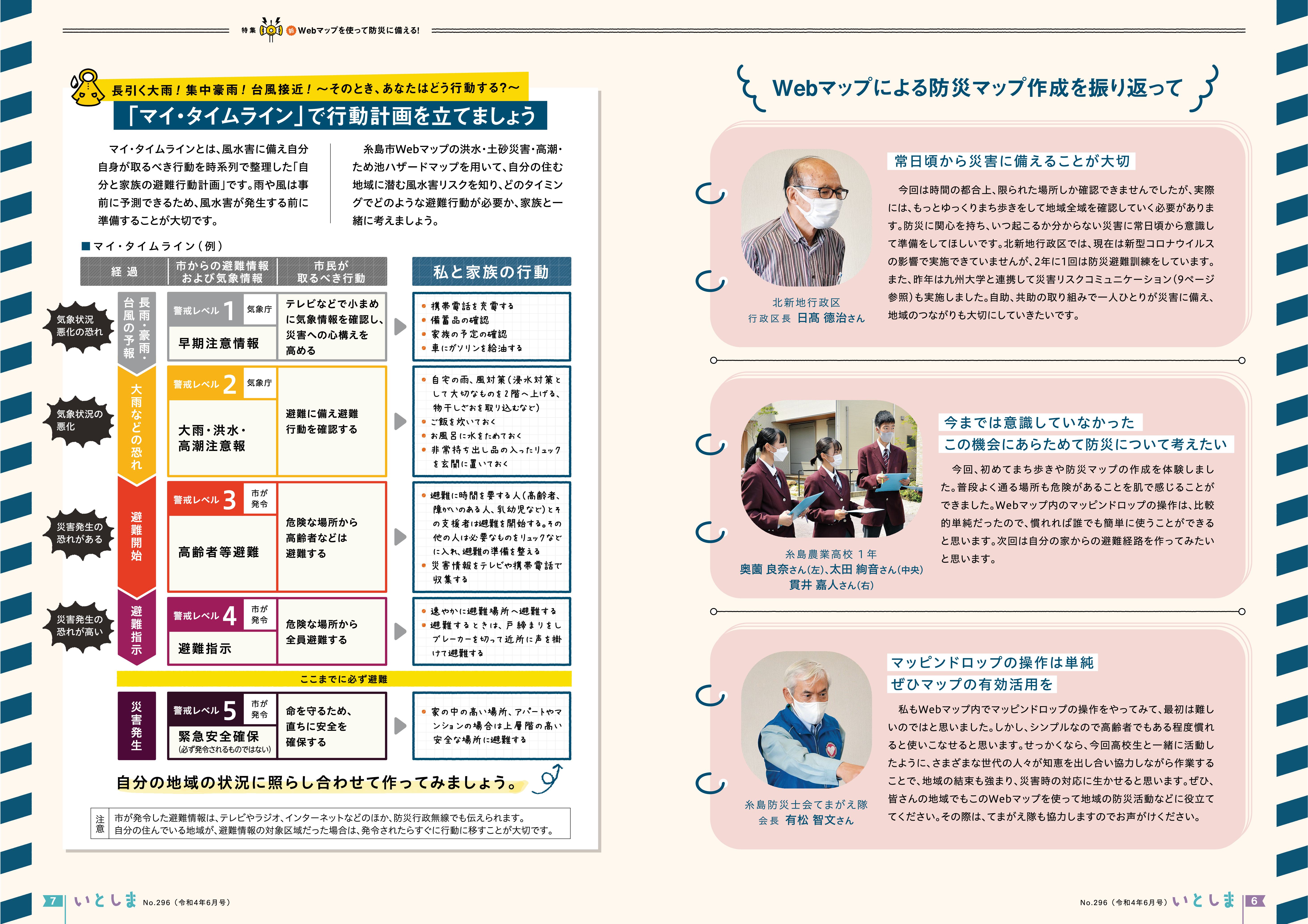 広報いとしま2022年6月号　防災特集