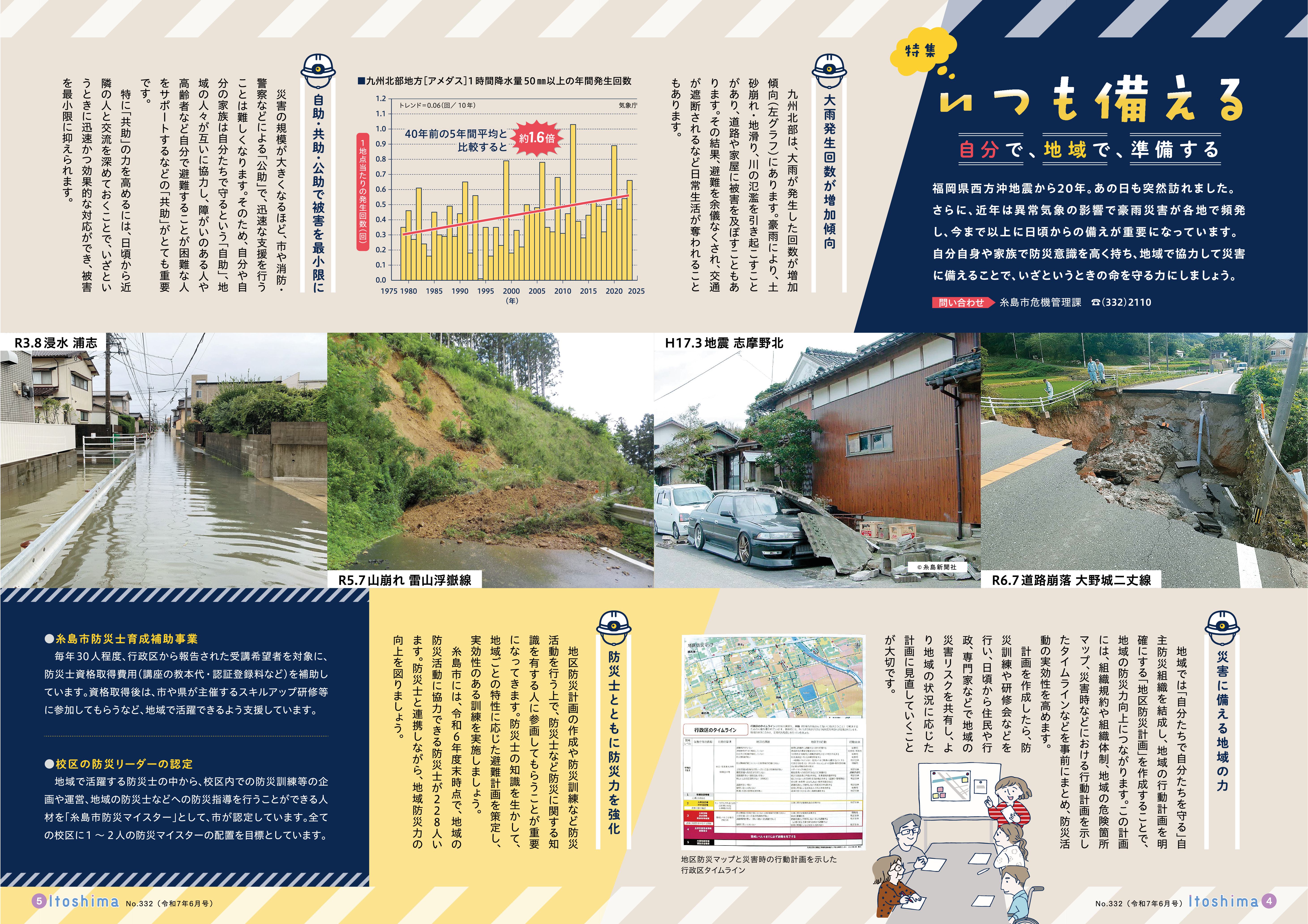 広報いとしま2025年6月号　防災特集