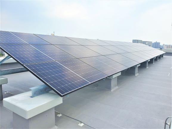 市役所新庁舎太陽光発電