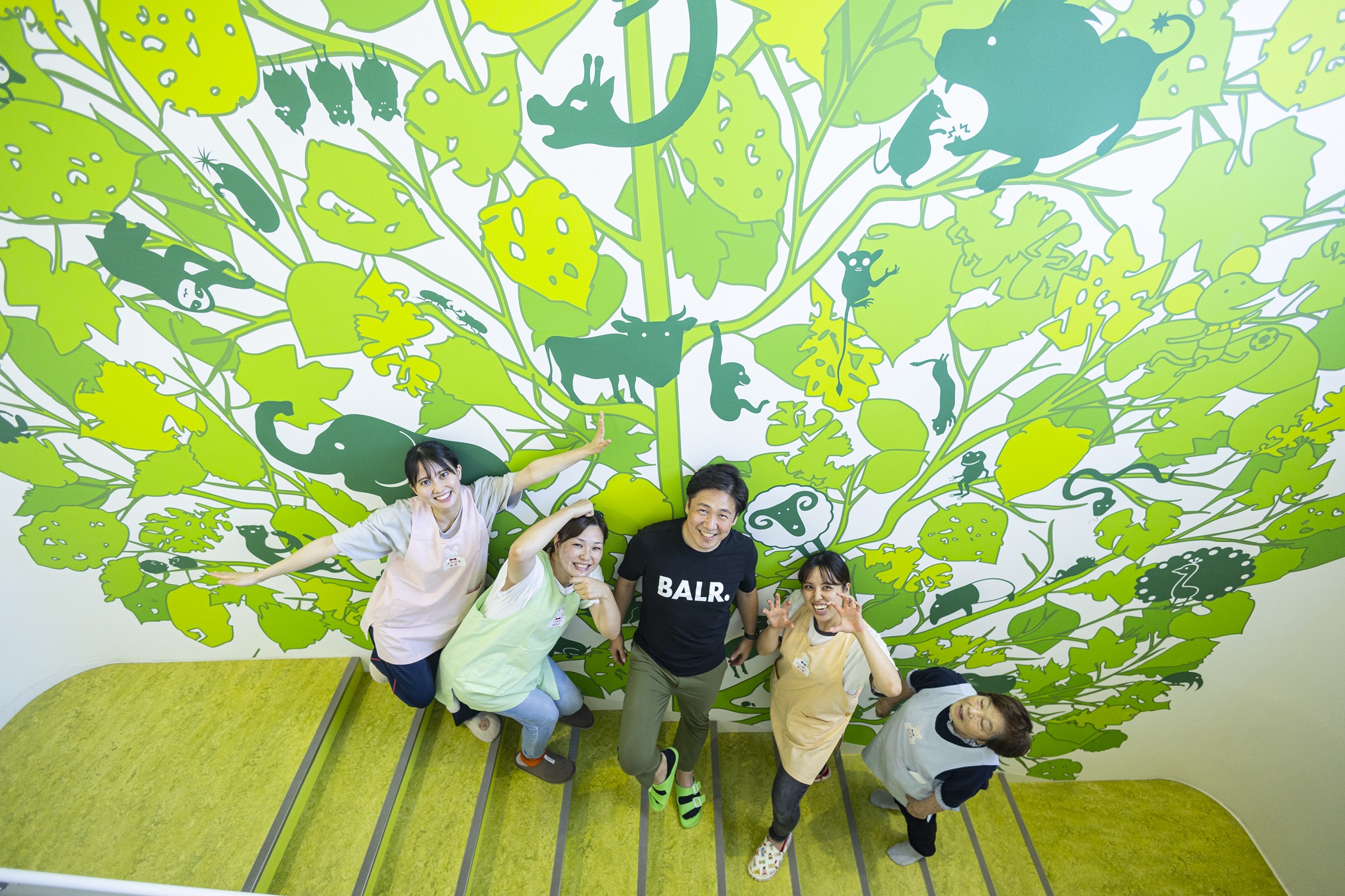 りんでん保育園の先生たち