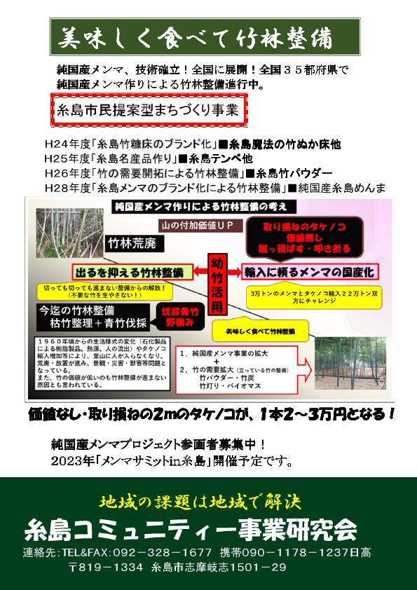 糸島コミュニティ事業研究会