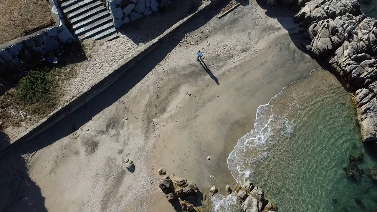 上空から見た包石