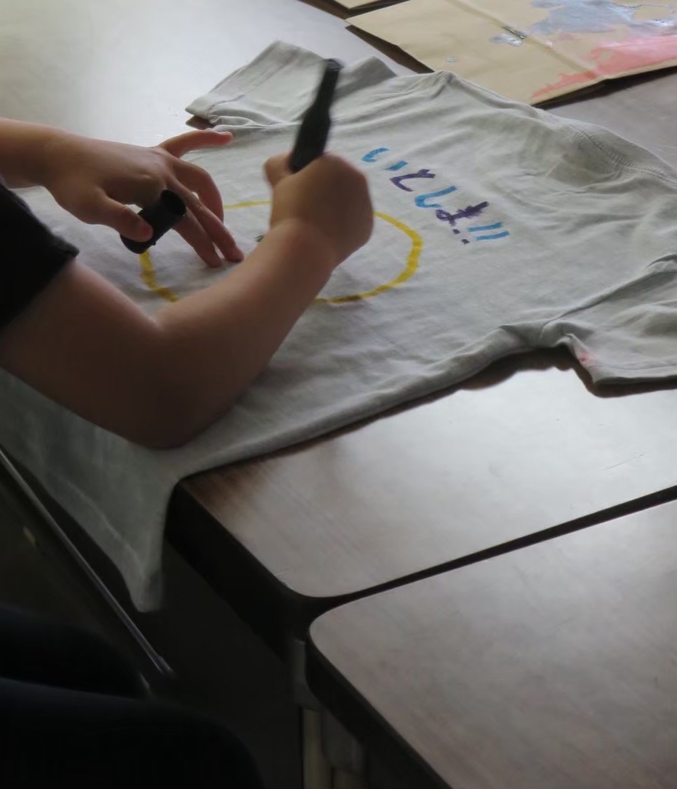 制作したシャツ