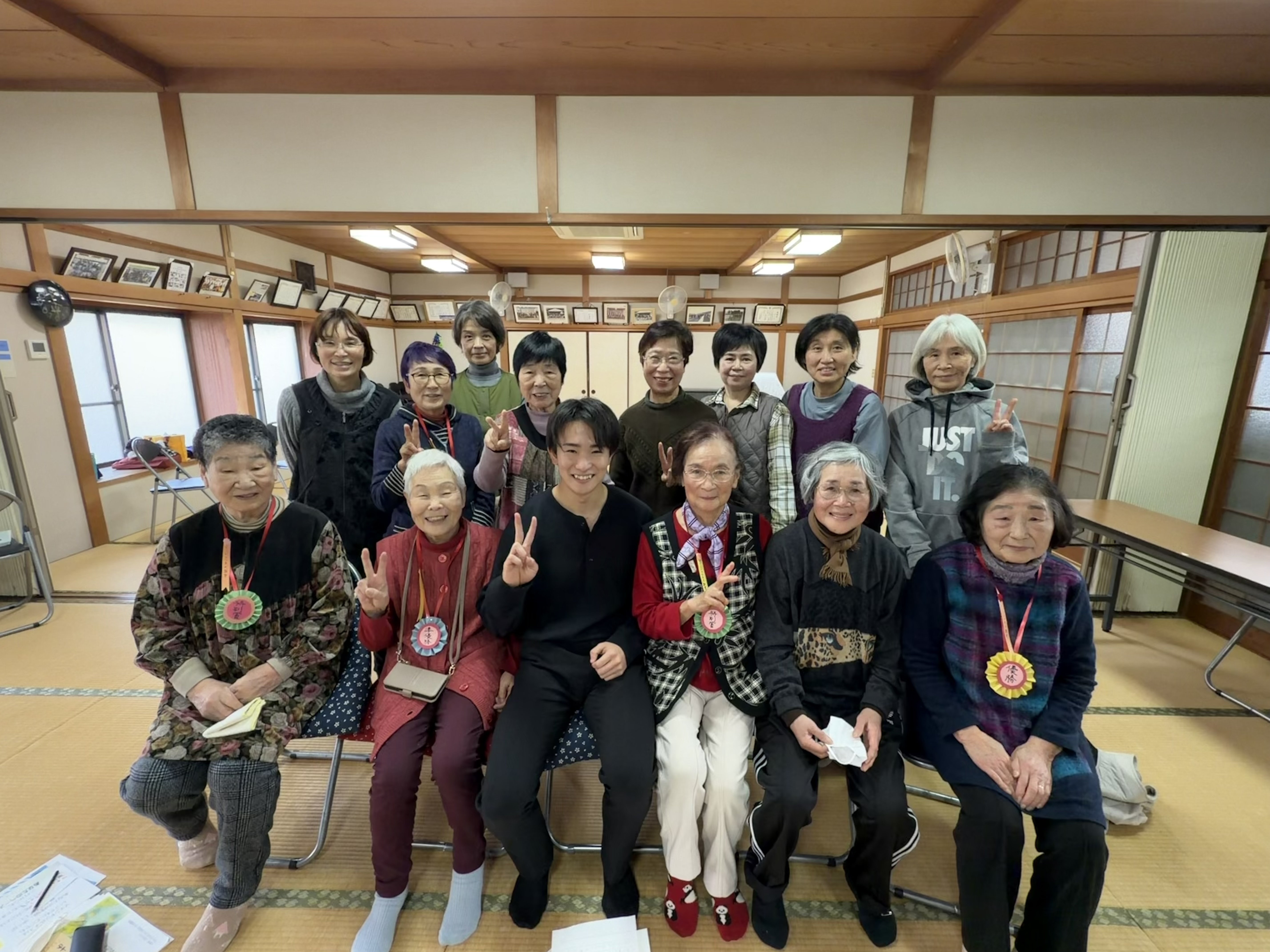 糸島市二丈田中通いの場 参加者集合写真