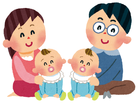 双子イラスト
